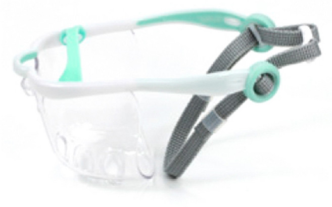 루브립 강아지 투명 입마개, DCM-A-WH(애플 화이트), 1개