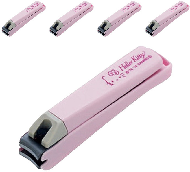 카이 헬로키티 손톱깎이 소, 혼합색상, 5개