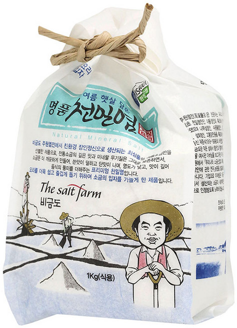 더솔트팜 여름 햇살 담은 명품 천일염 가는 입자, 1kg, 1개