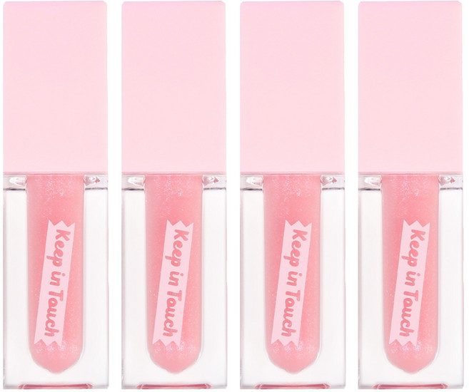 [비건뷰티] 키핀터치 젤리 립 플럼퍼 틴트, 스파클링에이드, 4개