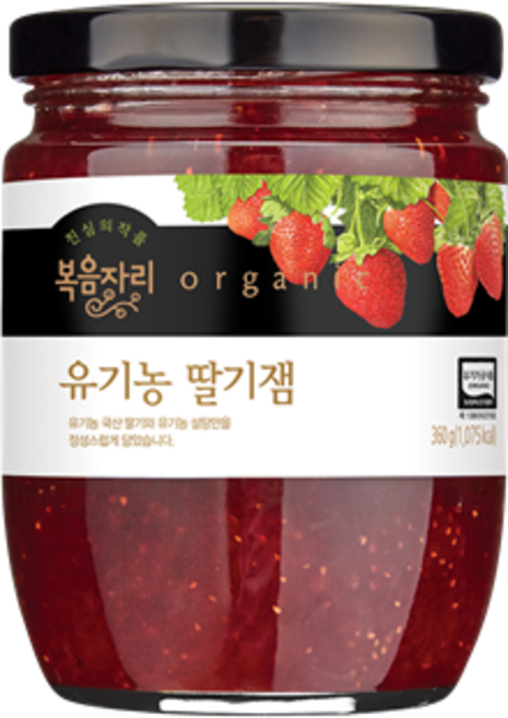 복음자리 유기농 딸기잼, 1개, 360g
