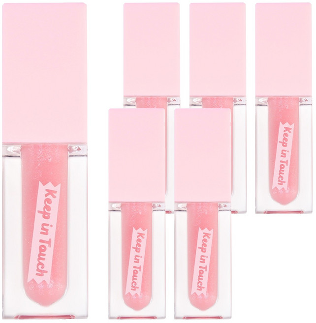 [비건뷰티] 키핀터치 젤리 립 플럼퍼 틴트, 스파클링에이드, 6개