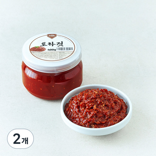 세모수 토하젓, 400g, 2개