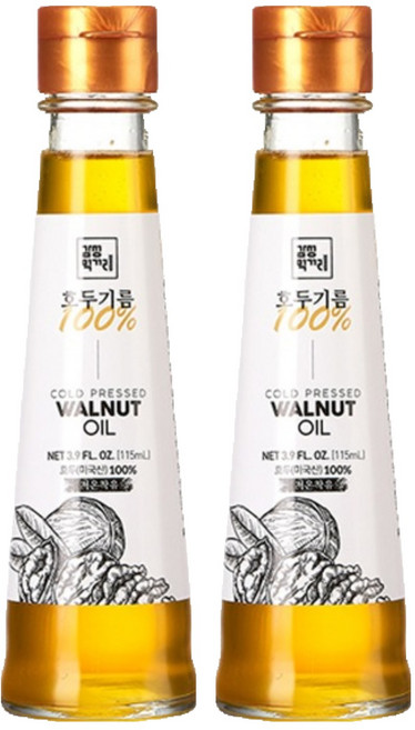 감성먹거리 호두기름, 115ml, 2개