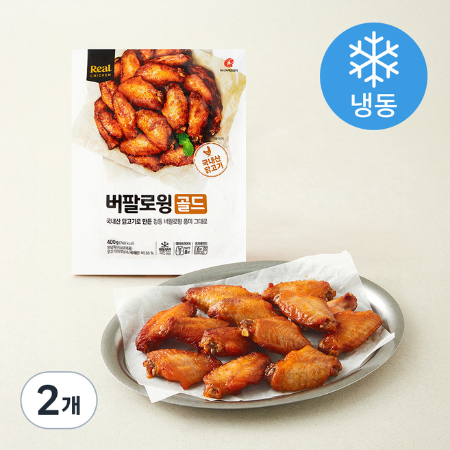 마니커에프앤지 버팔로윙골드 (냉동), 400g, 2팩