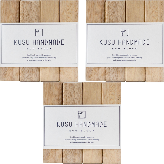 KUSU HANDMADE 除味防霉樟楠木條, 12g, 5組