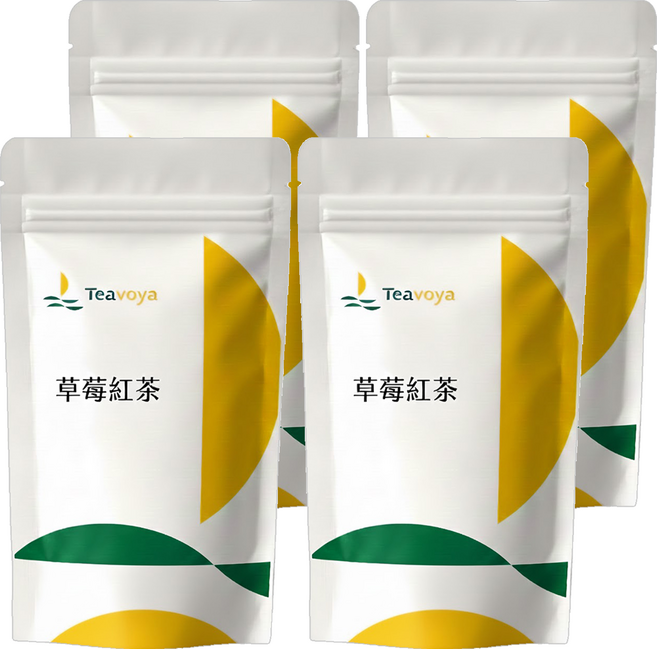 Teavoya 嘉柏茶業 草莓紅茶, 3g, 4袋, 15包