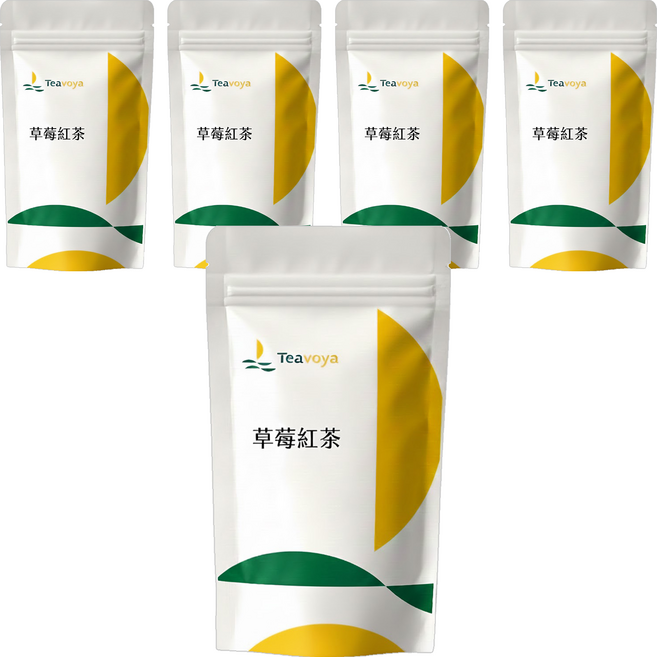 Teavoya 嘉柏茶業 草莓紅茶, 3g, 5袋, 15包
