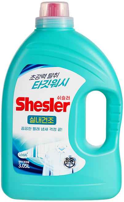 쉬슬러 타깃워시 실내건조 일반 드럼 액체세제 본품, 3.05L, 1개