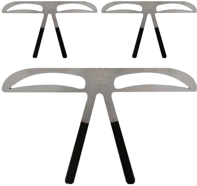 밸런스 룰러 눈썹 디자인 가이드, 자연형, 3개