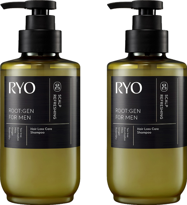 RYO 呂 男用強韌蘊髮洗髮精 佛手柑&薰衣草香, 353ml, 2瓶