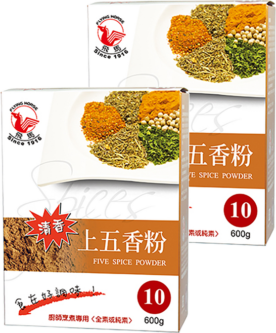 飛馬 上五香粉, 600g, 2盒