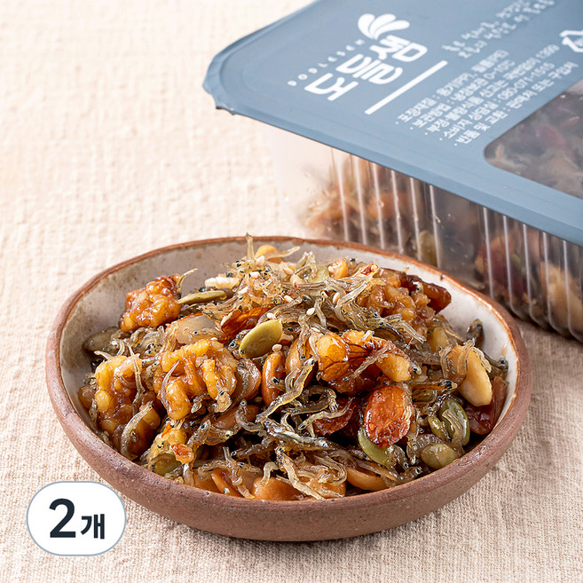 도들샘 호두멸치조림, 300g, 2개