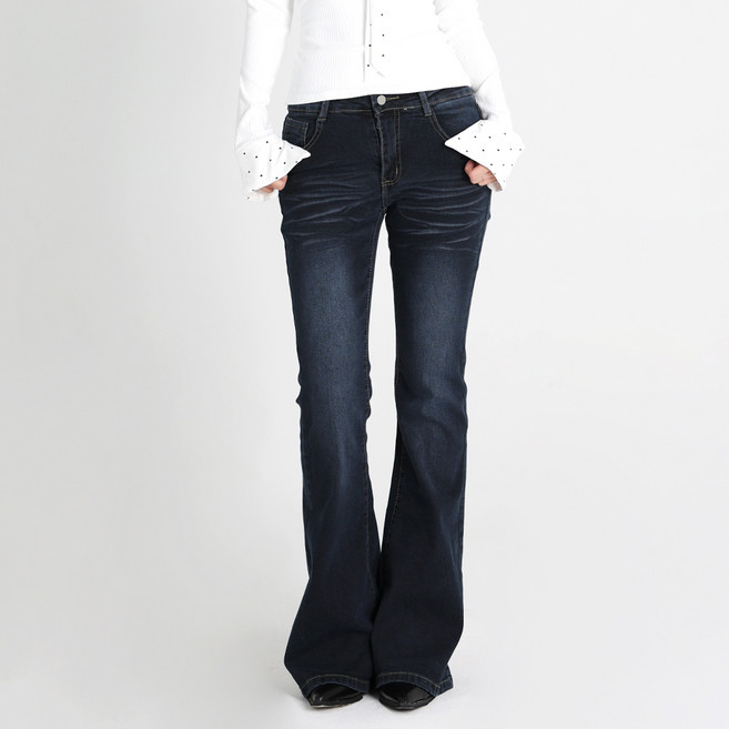 닷이프 여성용 로우웨이스트 부츠컷 팬츠 P26SS1-A2553