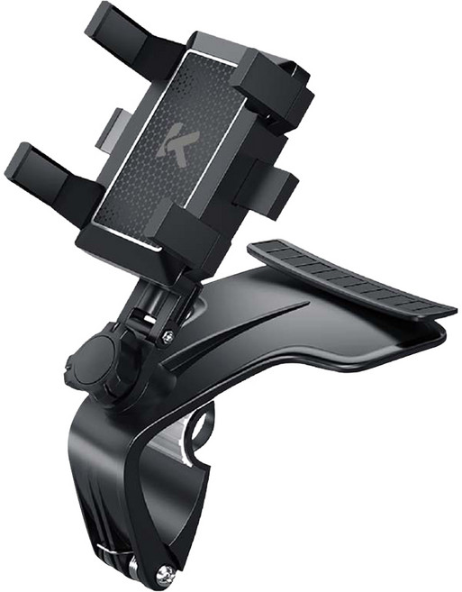 KTnet 廣鐸 1200度車用儀表板多功能手機支架 ST59 80 x 130 x 115mm 188g, 黑色, 1個
