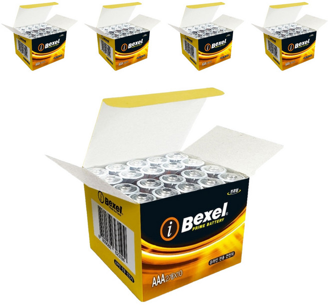 벡셀 알카라인 AAA 건전지 LR03, 20개입, 5개