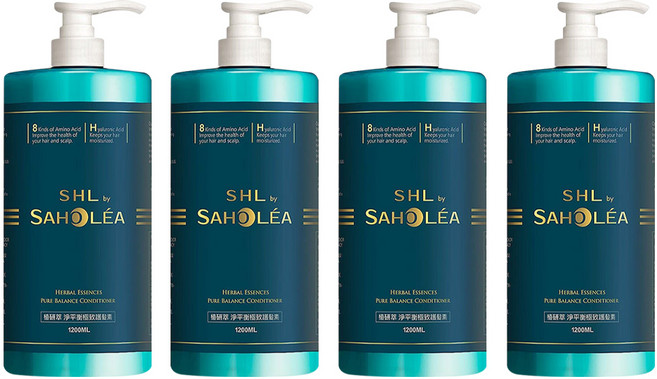 SAHOLEA 森歐黎漾 淨平衡護髮素, 1.2L, 4瓶