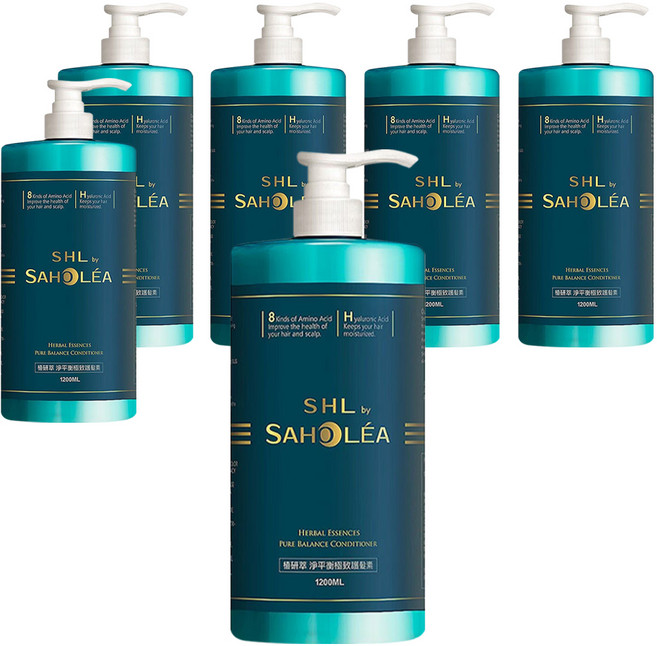 SAHOLEA 森歐黎漾 淨平衡護髮素, 1.2L, 6瓶