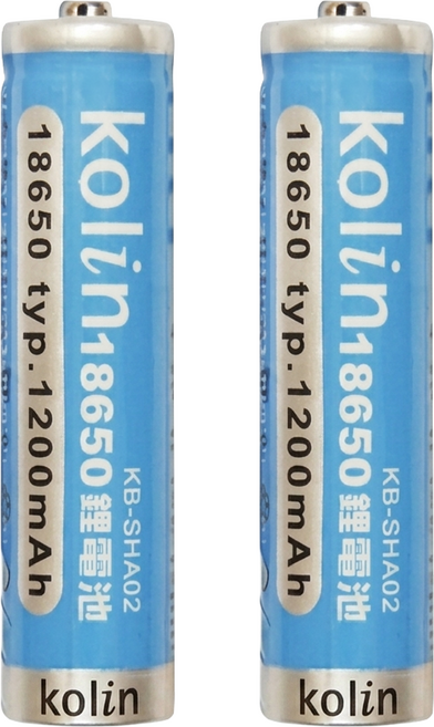 Kolin 歌林18650鋰電池 KB-DLB05-1, 2入, 1組