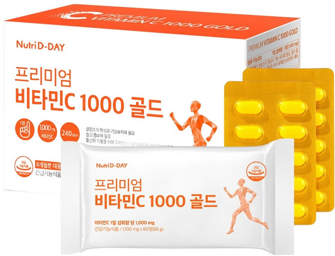 뉴트리디데이 프리미엄 비타민C 1000 골드 264g, 240정, 1개