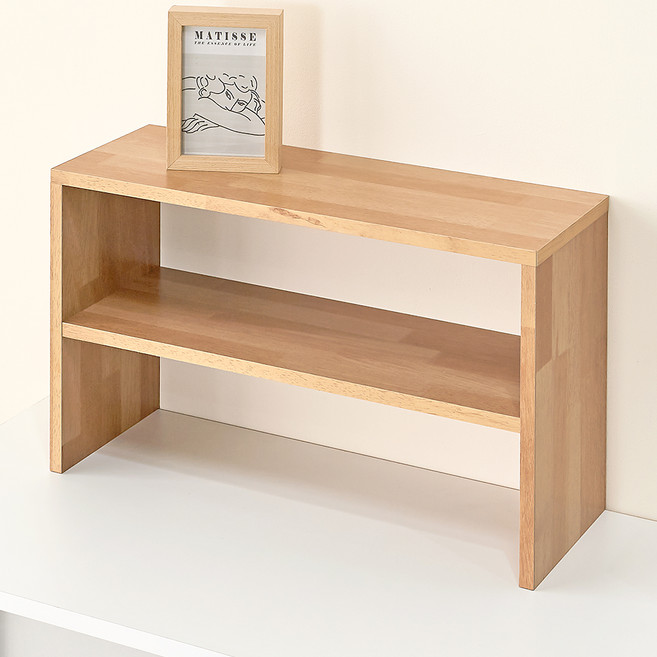 양지가구 양발이 선반, 멀바우, 2단