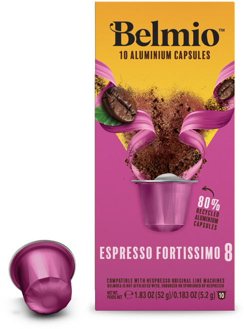 벨미오 에스프레소 포르티시모 캡슐커피 네스프레소호환 캡슐, 10개입, 1개, 5.2g