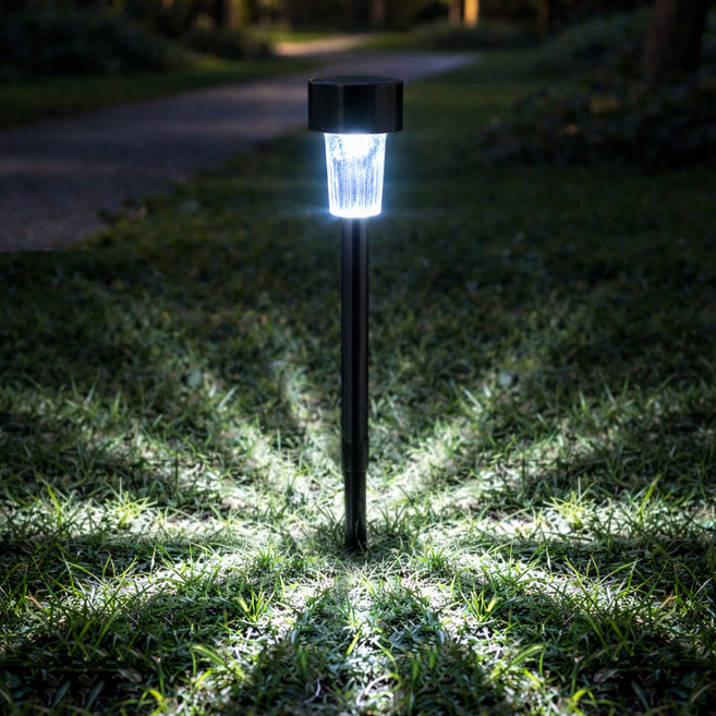 루아즈 LED 센서 야외 정원등 태양광조명, 화이트