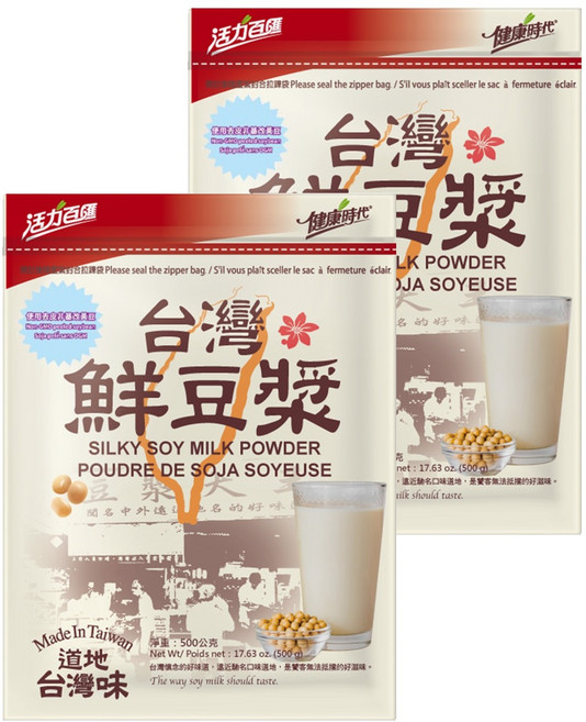 健康時代 台灣鮮豆漿, 2包, 500g