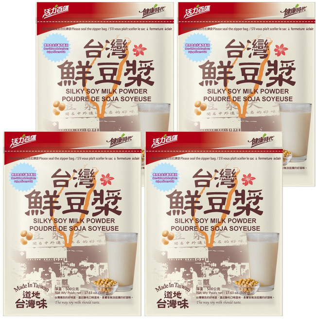 健康時代 台灣鮮豆漿, 4包, 500g