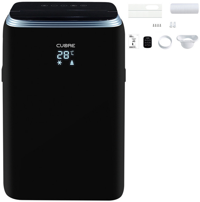 cuore 28㎡(평) 제트엔진 이동식 에어컨 + 설치 키트 세트 방문설치, CPA-120B