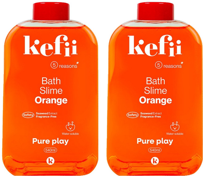케피 배쓰슬라임 오렌지, 540ml, 2개