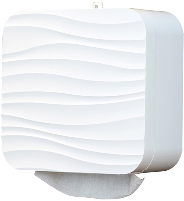 티슈갤러리 디자인 핸드타올 케이스, 화이트, 1개