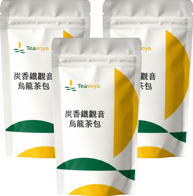 Teavoya 嘉柏茶業 炭香鐵觀音烏龍, 3g, 20包, 3袋