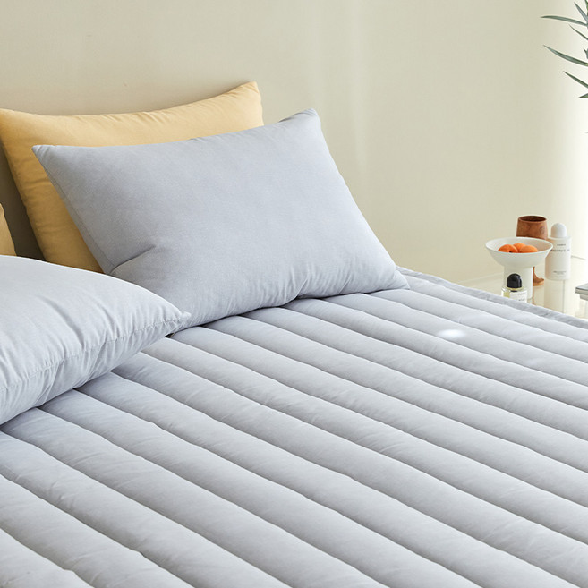 마틸라 스테이 고정 밴드 침대 패드, 파스텔블루