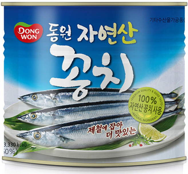 동원 꽁치 통조림, 1.8kg, 1개