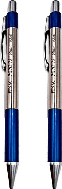 PENAC 日本高級筆 自動鉛筆 sc3001-03 藍色, 0.5mm, 2支