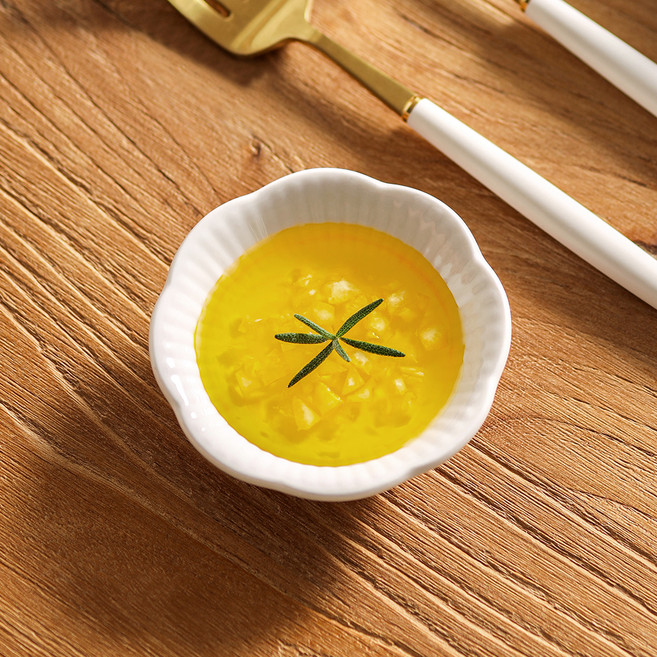 윤도자기 메종오브제 순백 소스볼, 화이트, 4개