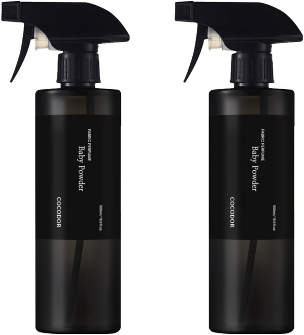 코코도르 패브릭퍼퓸 베이비파우더 본품, 500ml, 2개