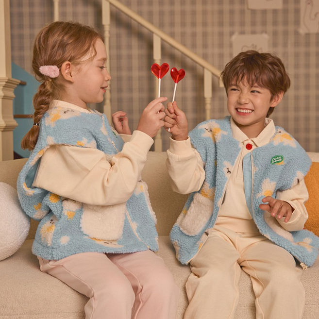 코코모메 아동용 뽀글이 조끼 CCM1026