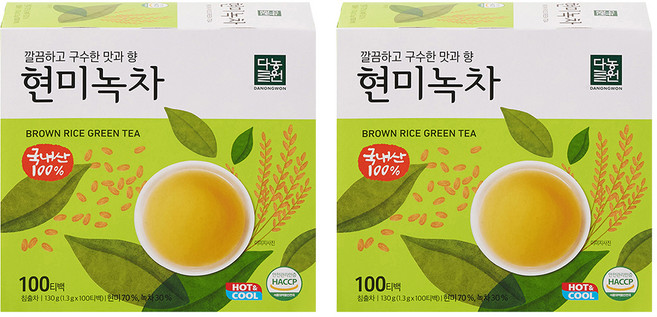 다농원 현미녹차, 1.3g, 100개입, 2개