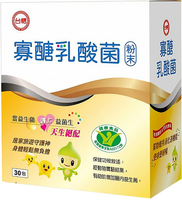 台糖 寡醣乳酸菌, 3g, 30包, 1盒