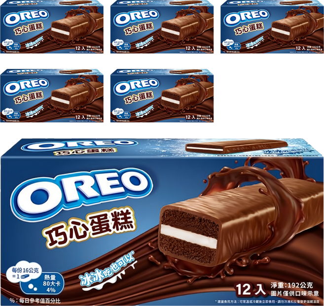 OREO 奧利奧 巧心蛋糕, 192g, 6盒