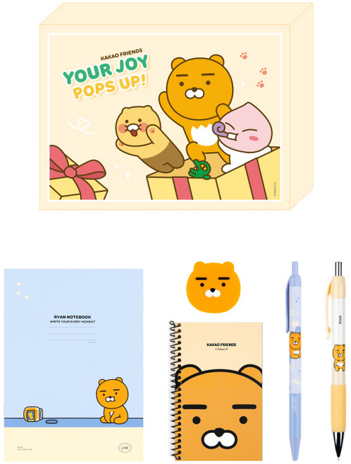 카카오프렌즈 첫걸음 문구세트 라이언, 1세트