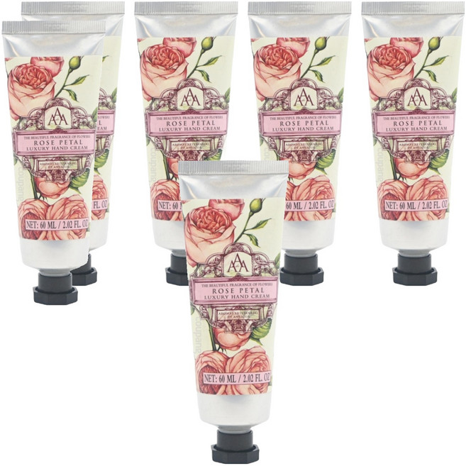AROMAS ARTESANALES DE ANTIGUA 護手霜 玫瑰, 60ml, 6條