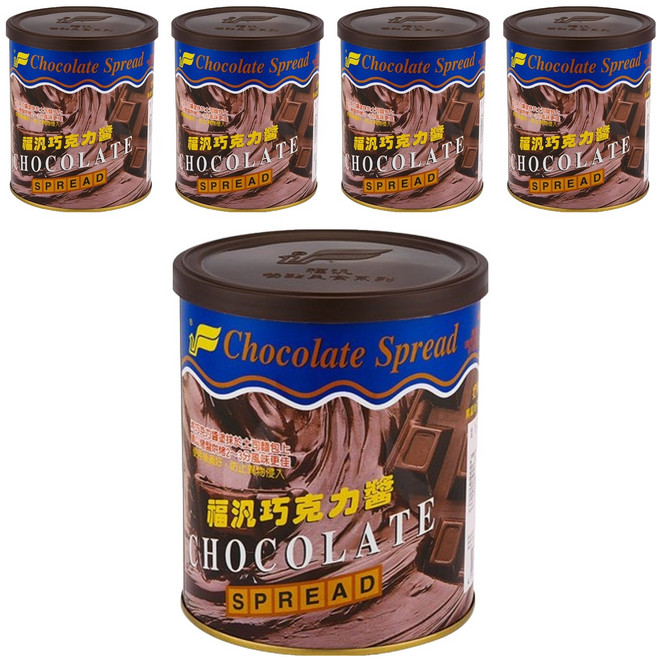 FUFANN 福汎 巧克力醬, 900g, 5罐