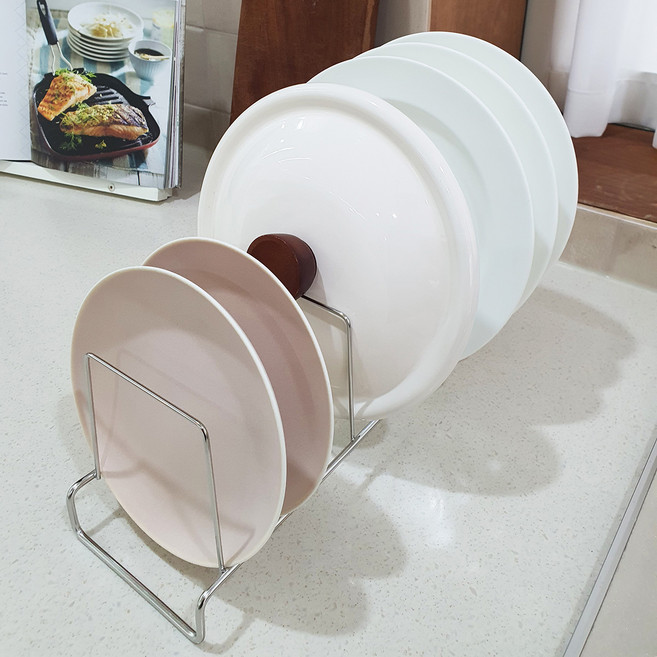 몽뭉 스텐 광폭 접시 정리대, 1개