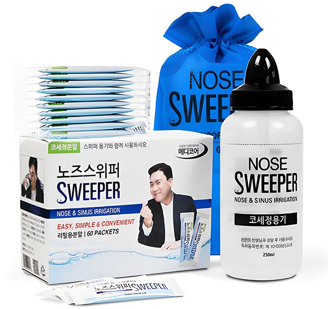 노즈스위퍼 수동식 코세정용 키트 + 분말 80p, 1세트