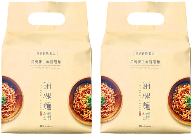 大師兄銷魂麵舖 花生麻醬細拌麵 118g, 8包