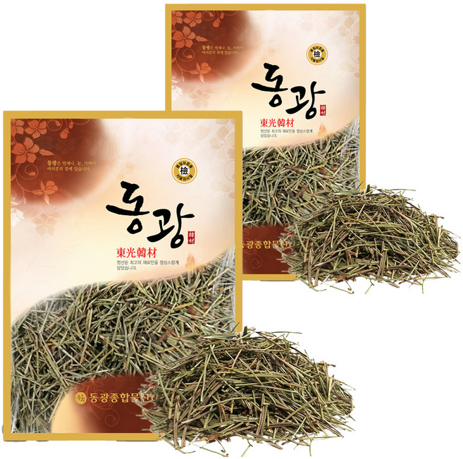 동광한방몰 국내산 적송 솔잎, 600g, 2개