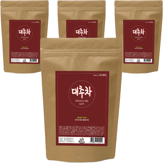 아이앤티 자연한잔 대추차 삼각티백, 1.2g, 50개입, 4개
